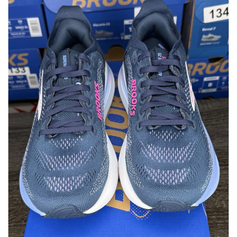 Brooks Adrenaline GTS 25 Spellbound Pink Womens 7.5 Running Shoes (137) - Picture 5 of 7